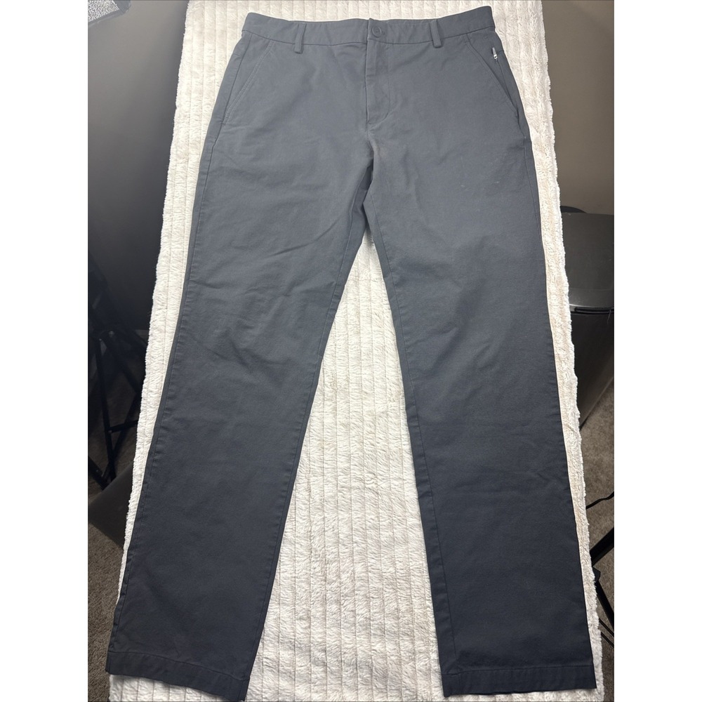 Brady Brand Mens Size‎ 33 Black Golf Performance Chino Pants EUC